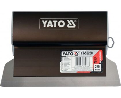 Шпатель финишный с алюминиевой ручкой  250х0,3мм "Yato"