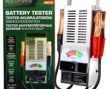 Тестер аккумуляторных батарей аналоговый (12V, 125А)