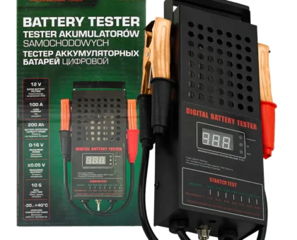 Тестер аккумуляторных батарей цифровой (12V, 100А)