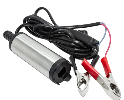 Насос для перекачки топлива (12V, 40W, 20л/мин, Ø38мм, Ø выходного отв. 16мм)