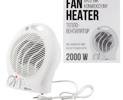 Тепловентилятор (220-240V, 1000/2000W, 3 режима)