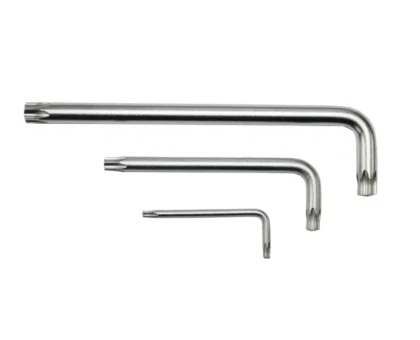Ключ Г-образный TORX длинный T30H с отверстием