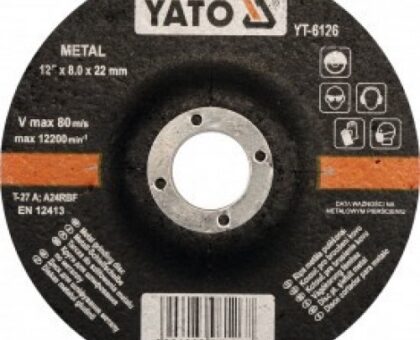 Круг для шлифования металла 115х6,0х22мм "Yato"