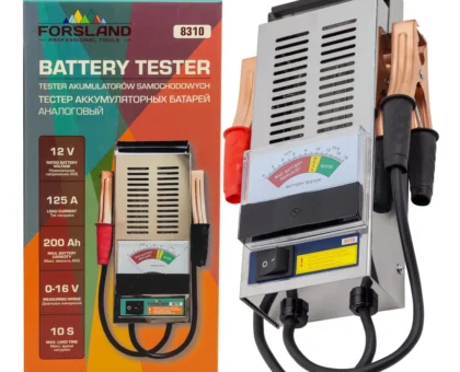Тестер аккумуляторных батарей аналоговый 12V, 125A, 200Ah