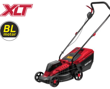 Газонокосилка аккумуляторная WORTEX CLM 3336 в кор. ALL1 XLT SOLO БЕСЩЁТ.ДВИГ., 18В+18В, шир.330 мм
