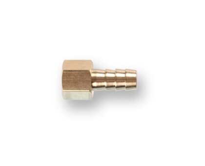 Соединение внутр. резьба 1/4" х елочка 10 мм (латунь) ECO