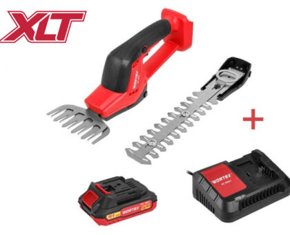 Аккум. ножницы садовые WORTEX SG 1820 в кор. + насадка-кусторез ALL1 XLT SET