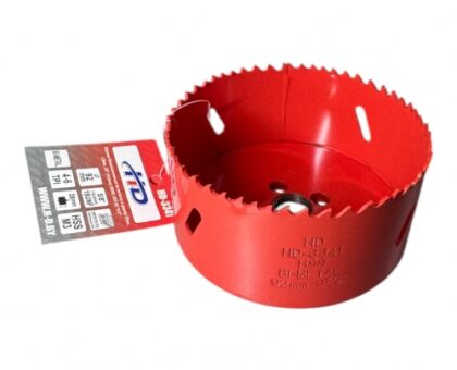 Коронка биметаллическая по металлу и дереву 92мм., L38мм., 5/8"-18UNF, HSS M3 "H-D"