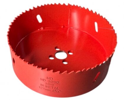 Коронка биметаллическая по металлу и дереву 121мм., L38мм., 5/8"-18UNF, HSS M3 "H-D"