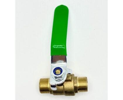 Кран воздушный шаровый с наружными резьбами 3/8" x 3/8" (латунь) "H-D"