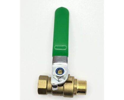 Кран воздушный шаровый с резьбами M3/8" x F3/8" (латунь) "H-D"