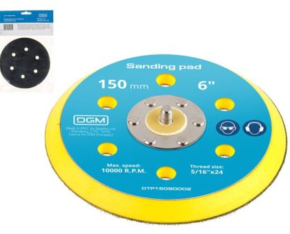 Тарелка на липучке 150 мм., 6" c вентиляц. отв. DGM
