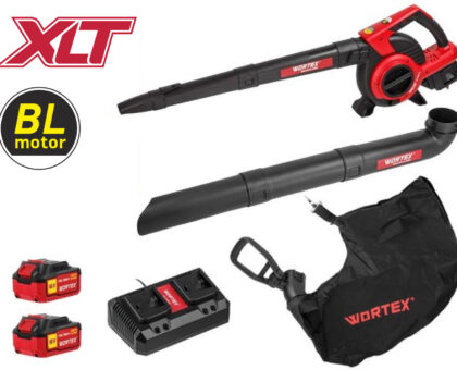 Аккум. воздуходувка WORTEX BB 2536-1 D в кор. ALL1 XLT SET БЕСЩЁТ.ДВИГ., 18В+18В, 2акб, 4 Ач, мак
