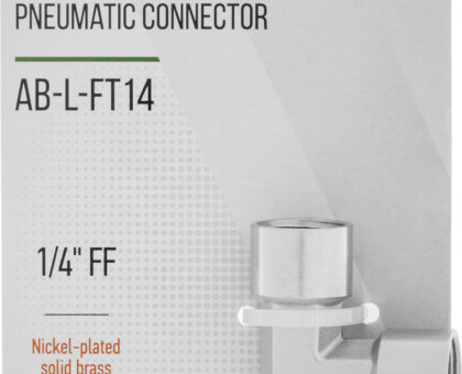 Соединение внутр. резьба 1/4" L-образное (латунь) ECO