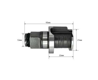 Вал для пневмогайковерта 1/2" Гамматест GT7B003
