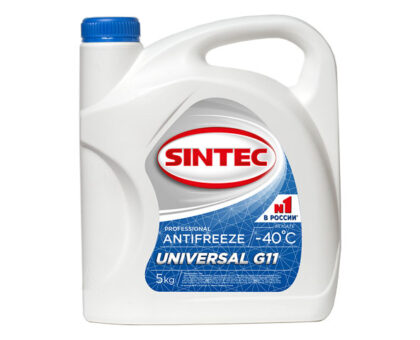 Антифриз Sintec-40 G11 Universal (синий) 5кг