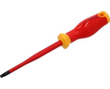 Отвертка T30х125мм EXTRA SLIM, изолированная, S2 "Yato"