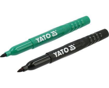 Маркеры технические, 2 шт, черный-зеленый "Yato"