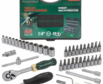 Набор инструментов 46пр. 1/4''(6гр.)