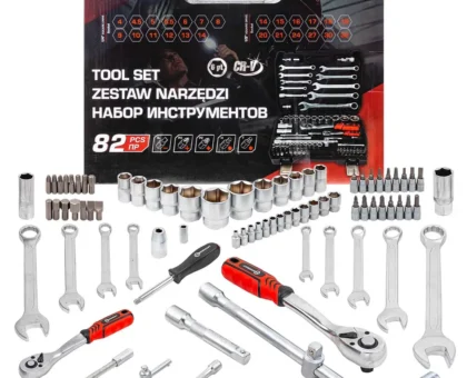Набор инструментов 82пр. 1/2'',1/4''(6гр.)(4-32мм) Profi