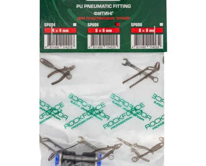 Фитинг-переходник для пластиковых трубок 6 x 6мм