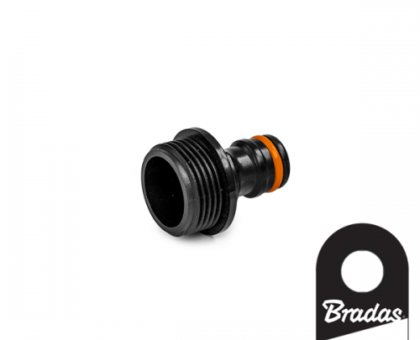 Адаптер с наружной резьбой 3/4" BLACK LINE "Bradas"