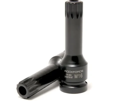 Головка-бита SPLINE ударная M14 с отверстием, 1/2''