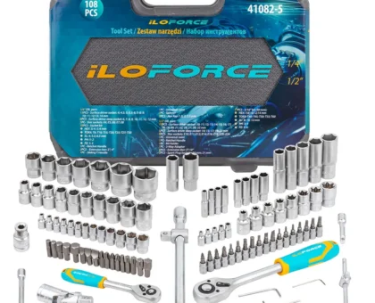 Набор инструментов 108пр. 1/2'', 1/4''(6гр.)(4-32мм)