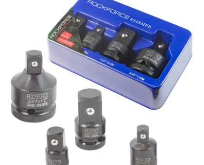 Набор адаптеров ударных 4пр(3/8''(F)x1/2''(M),1/2''(F)x3/8''(M),1/2''(F)x3/4''(M),3/4''(F)x1/2''(M)),в ложементе
