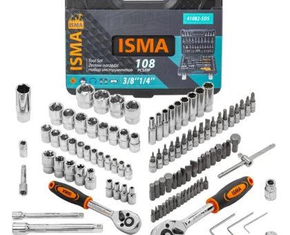 Набор инструментов 108 пр. 1/4'' 3/8''(6гр.)(4-22мм)