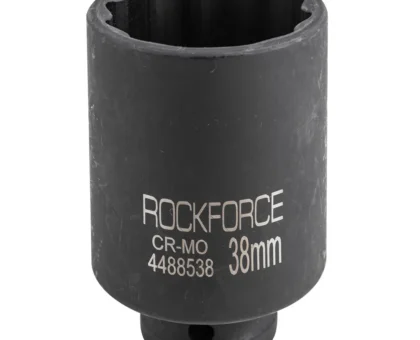 Головка ударная глубокая 38мм (12гр.), 1/2''
