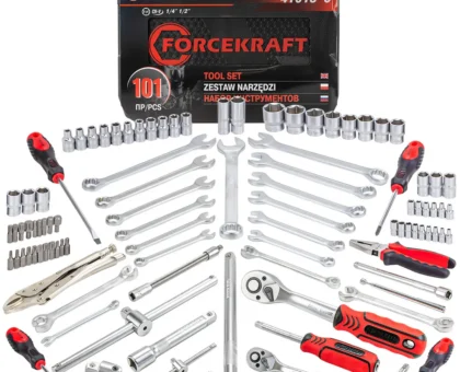 Набор инструментов 101пр., 1/4''1/2''(6гр.)(4-32мм)