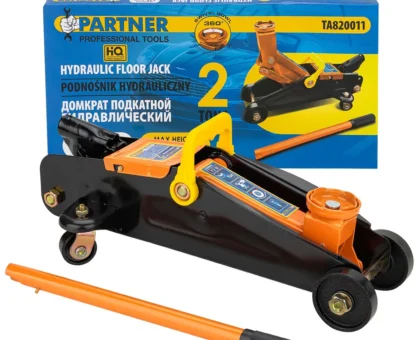 Домкрат подкатной гидравлический 2т (h min 135мм, h max 320мм)