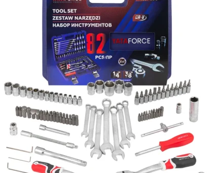 Набор инструментов 82 пр. 1/4''3/8''(6гр.)(4-22мм)