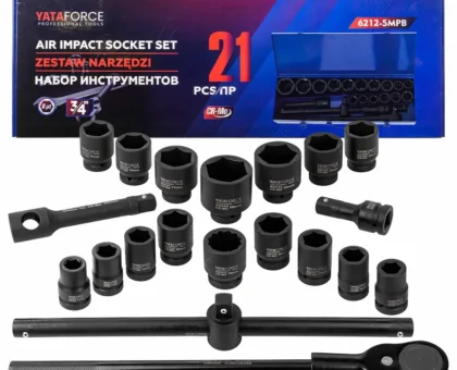 Набор инструментов ударных 21пр. 3/4''(6гр.)