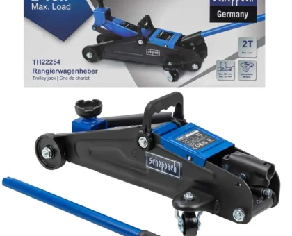 Домкрат подкатной гидравлический 2т (h min 125мм, h max 380мм)