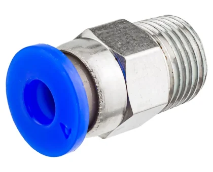 Фитинг для пластиковых трубок 4мм с наружной резьбой 1/8''