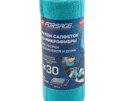 Салфетки из микрофибры для уборки 25.4х20.3см (30шт./рул.)