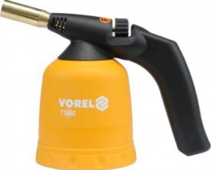 Горелка газовая на прокалываемый баллон 190 гр. 1200C, 1,7 кВт, 123 г/ч "Vorel"