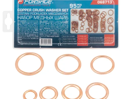 Набор медных шайб, набор 95шт.
