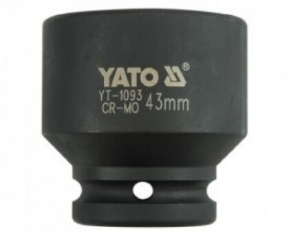 Головка торцевая ударная 3/4" 43мм 6гр. L57мм CrMo "Yato"