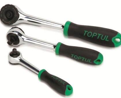 Трещотка 1/2" безредукторная 265мм TOPTUL