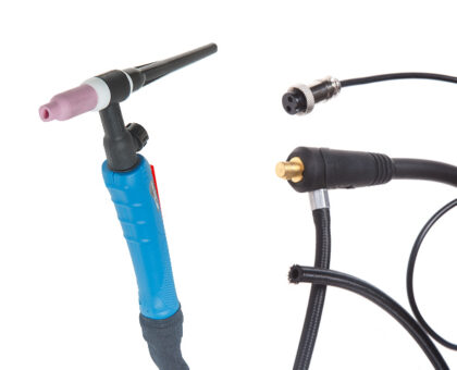 Горелка сварочная TIG WGT-17V (4м, 150А, разъем 10-25, вентиль) SOLARIS