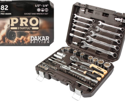 Набор головок и ключей 82пр. 1/4",1/2" PRO STARTUL DAKAR (PRO-082DK)