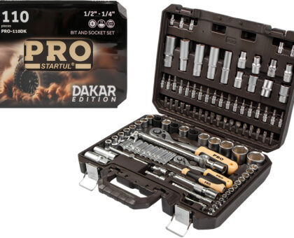 Набор головок и бит 110пр. 1/4",1/2" PRO STARTUL DAKAR (PRO-110DK)
