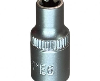 Головка торцевая 1/4" TORX Е6, L25 мм, CrV "H-D"