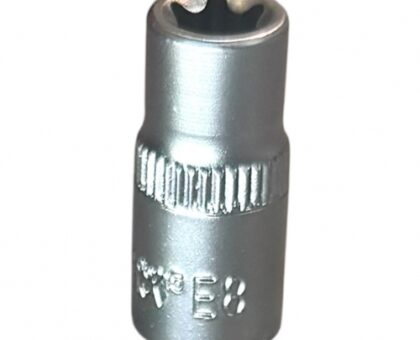 Головка торцевая 1/4" TORX Е8, L25 мм, CrV "H-D"