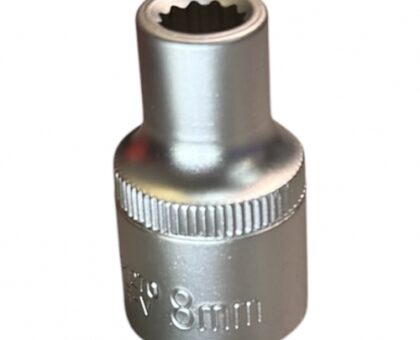 Головка торцевая 1/2" 12гр. 8 мм, L38 мм, CrV "H-D"