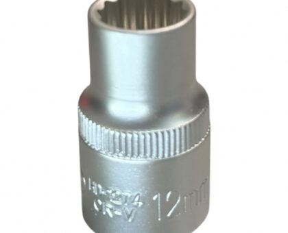 Головка торцевая 1/2" 12гр. 12мм, L38 мм, CrV "H-D"