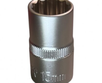 Головка торцевая 1/2" 12гр. 15мм, L38 мм, CrV "H-D"
